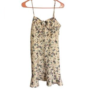 Cider Paisley Print Spaghetti Strap Dress